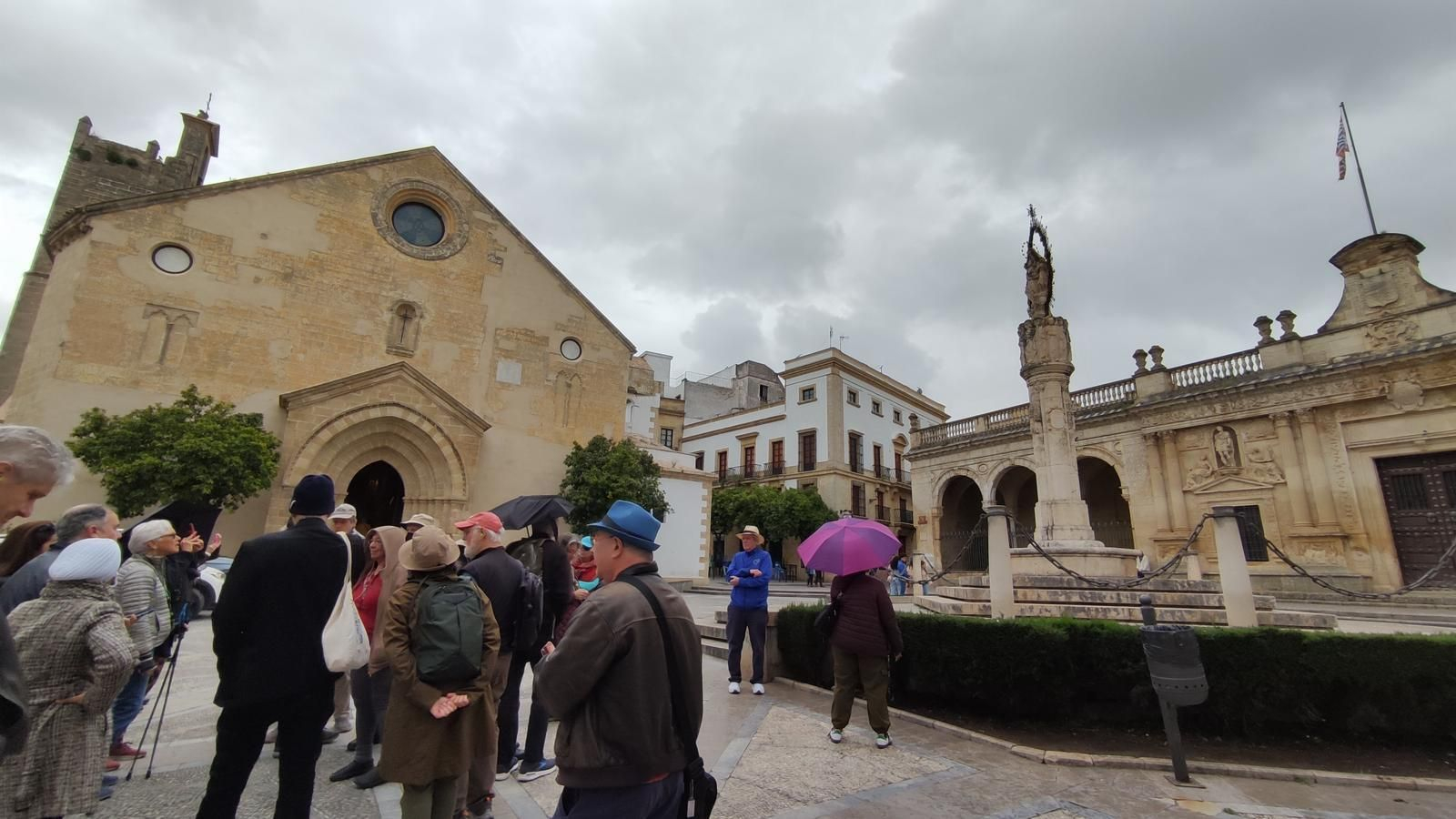 Visitantes norteamericanos disfrutan del Festival de Jerez