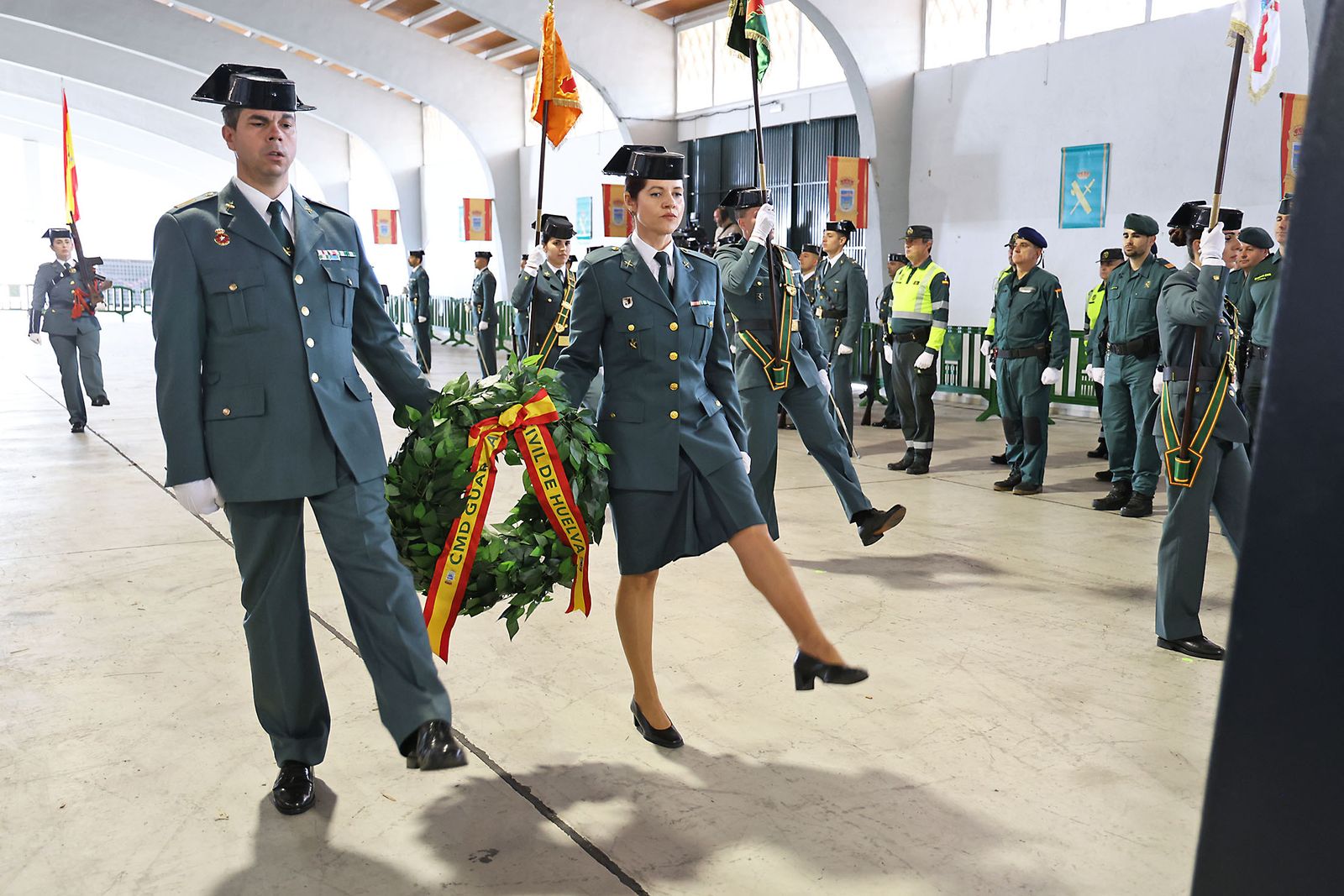 Imágenes de la jura del cargo de Julio Serrano Checa como Jefe de la Comandancia de la Guardia Civil de Huelva