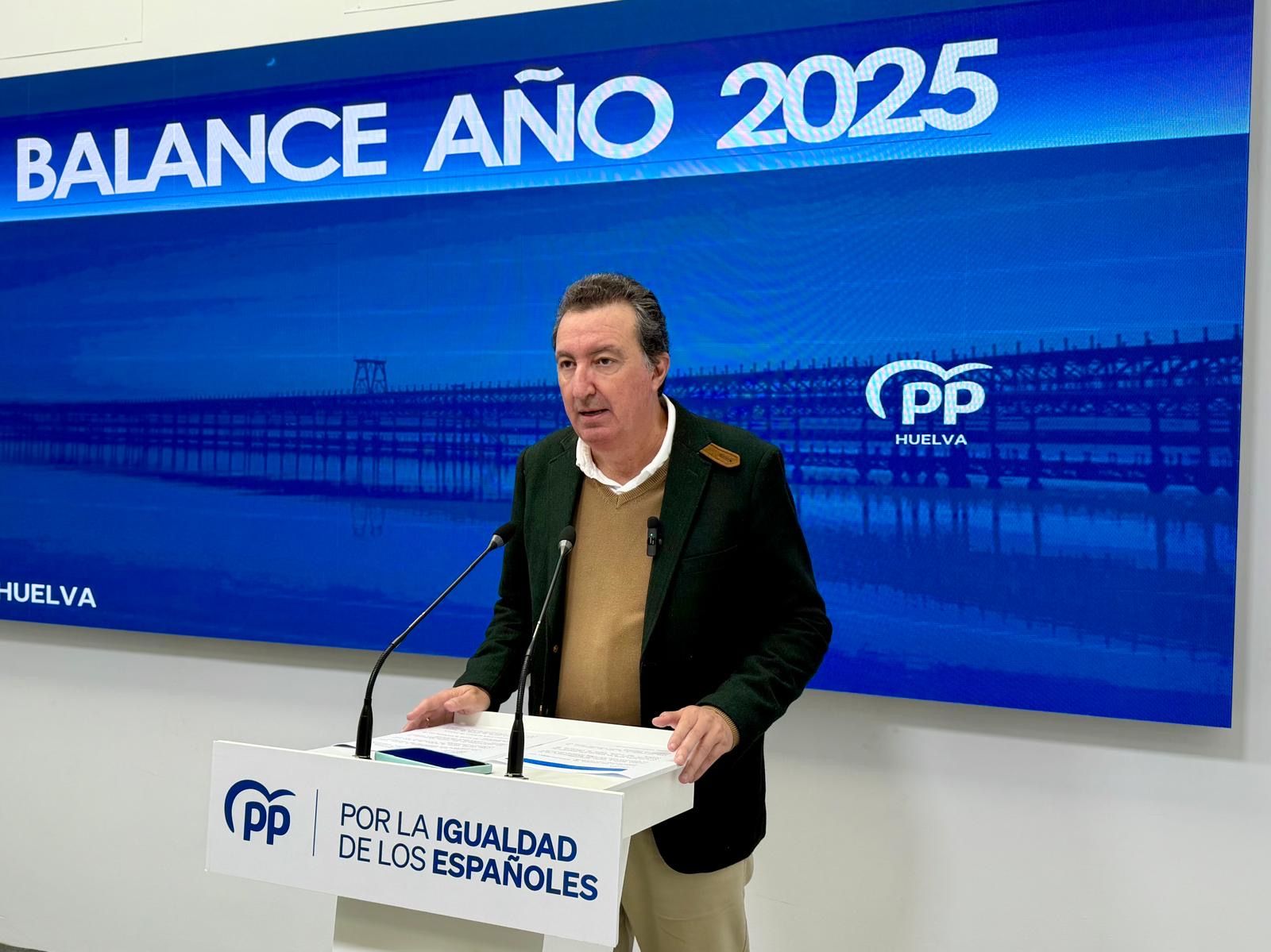 El presidente del PP, Manuel Andrés González.