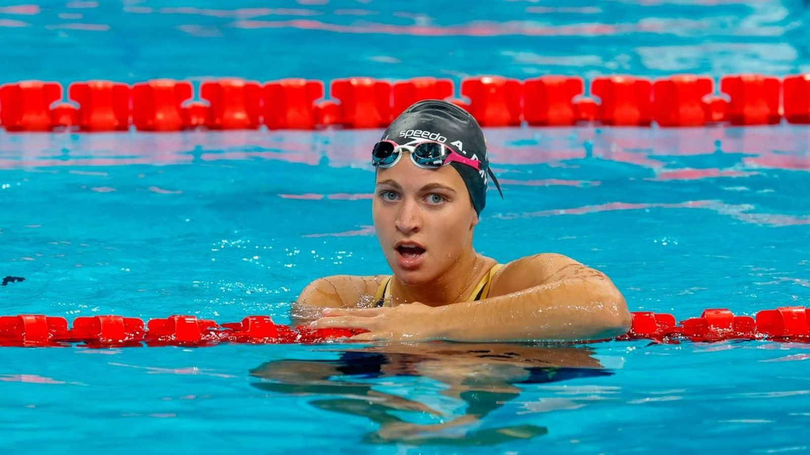 Anastasiya Dmytriv termina la prueba en la que consiguió el oro en los Juegos Paralímpicos París 2024.