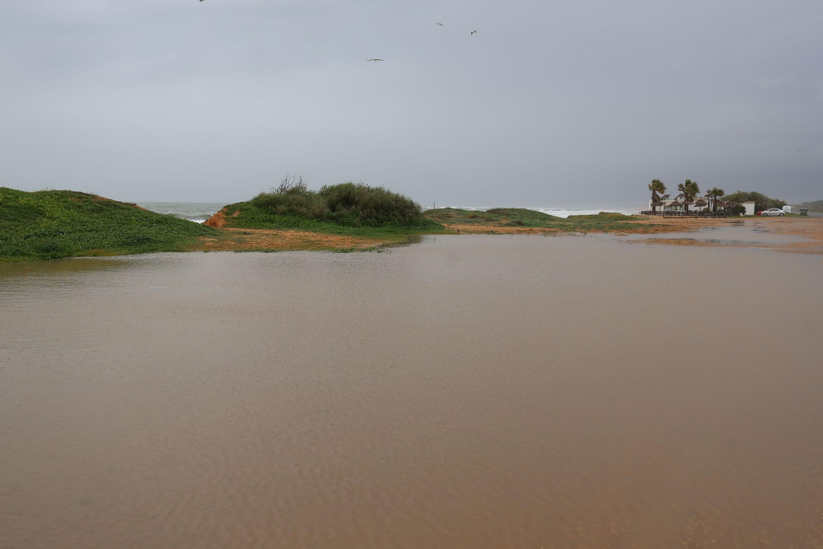 Escenarios de la provincia de Huelva en el segundo día de la borrasca Garoé Escenarios de la provincia de Huelva en el segundo día de la borrasca Garoé