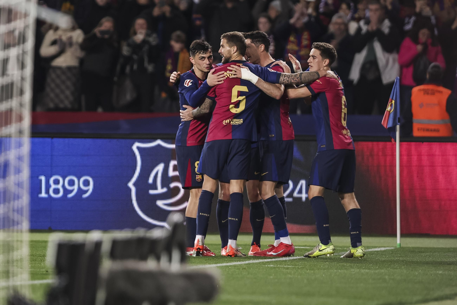Las fotos del polémico Barcelona - Rayo Vallecano