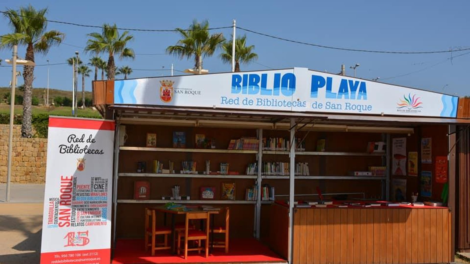 Biblio-playa de Torreguadiaro