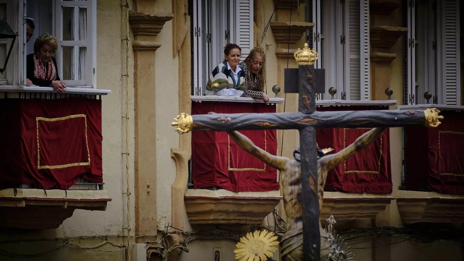 El Cristo de la Piedad, en el último Martes Santo que pudo procesionar