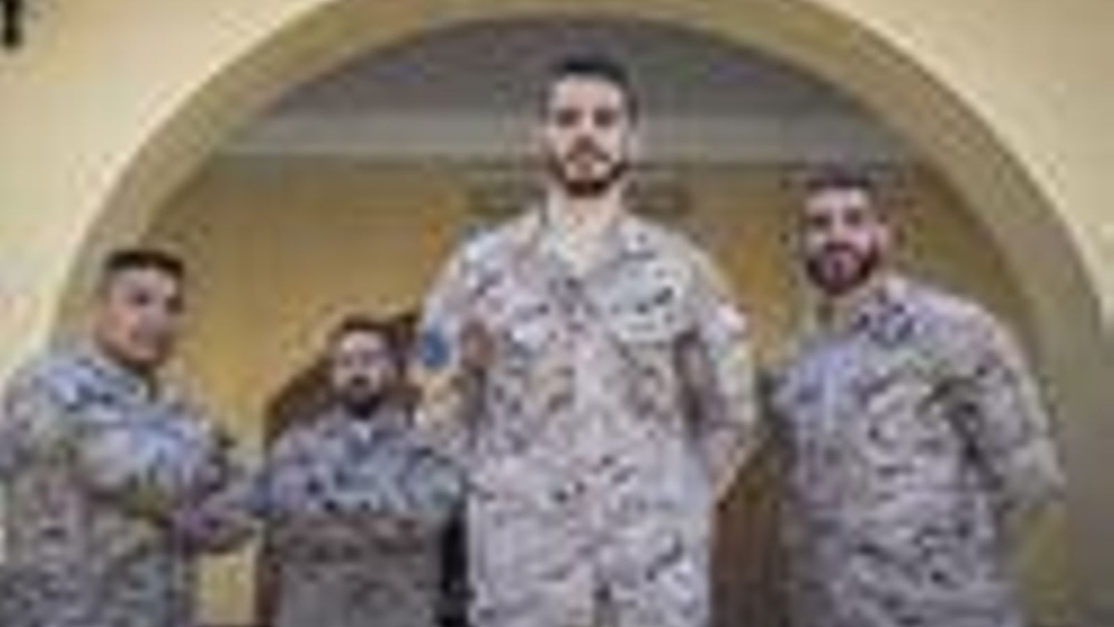 Integrantes del primer contingente de Infantería de Marina en Mali