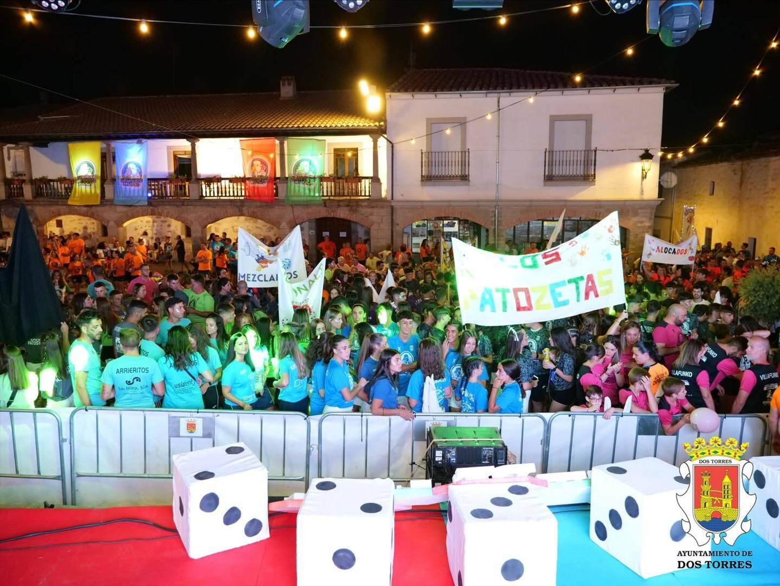 La inauguración del Gran Juego de la Oca de Dos Torres, en imágenes