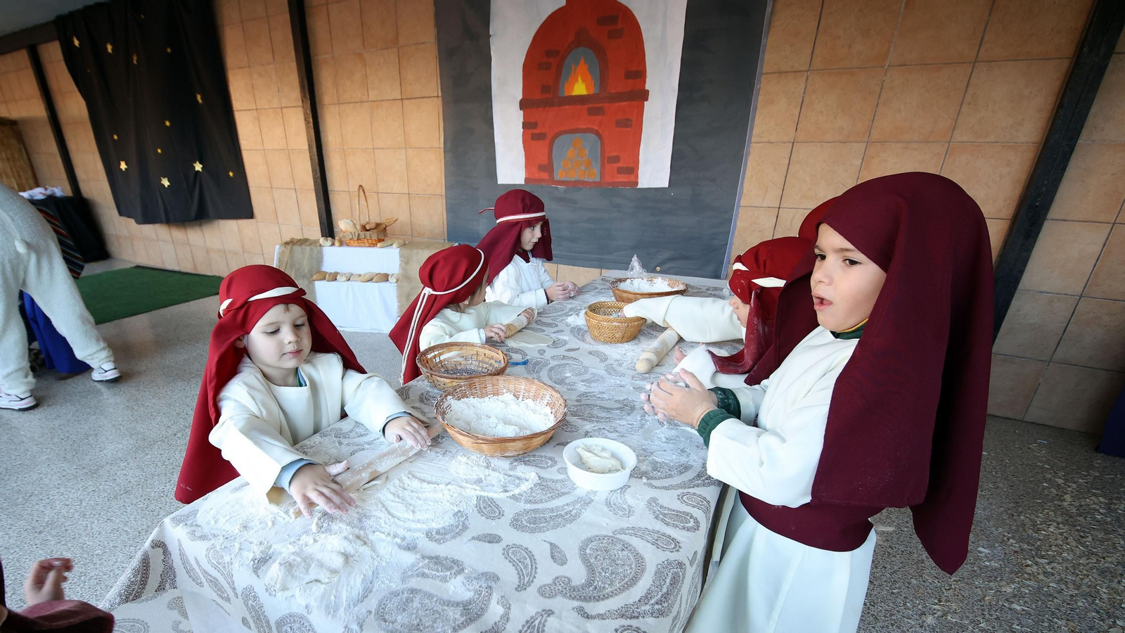 Belén viviente en el Colegio San José Fundación Xafer de Jerez