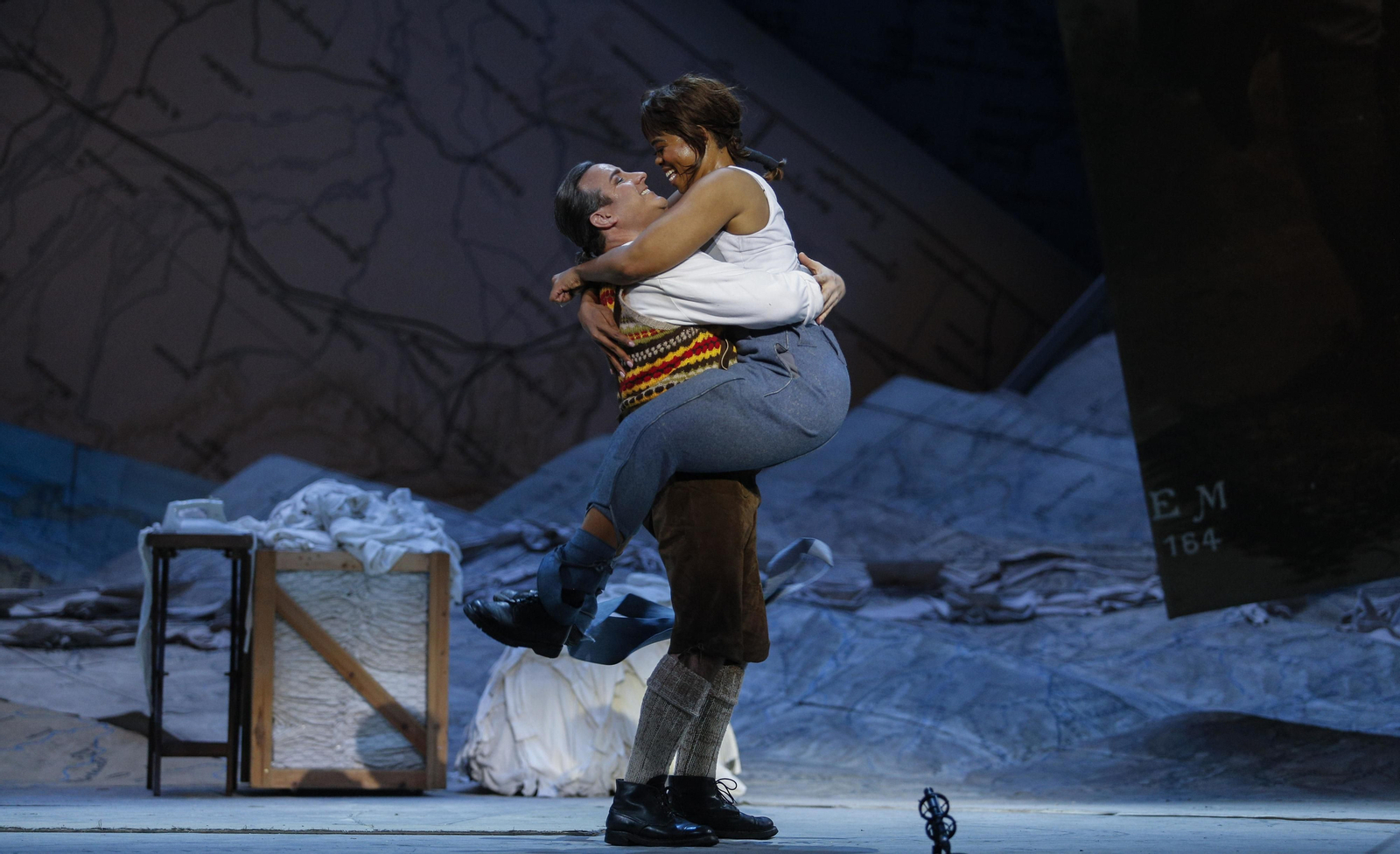 El ensayo general de la ópera 'La hija del regimiento'