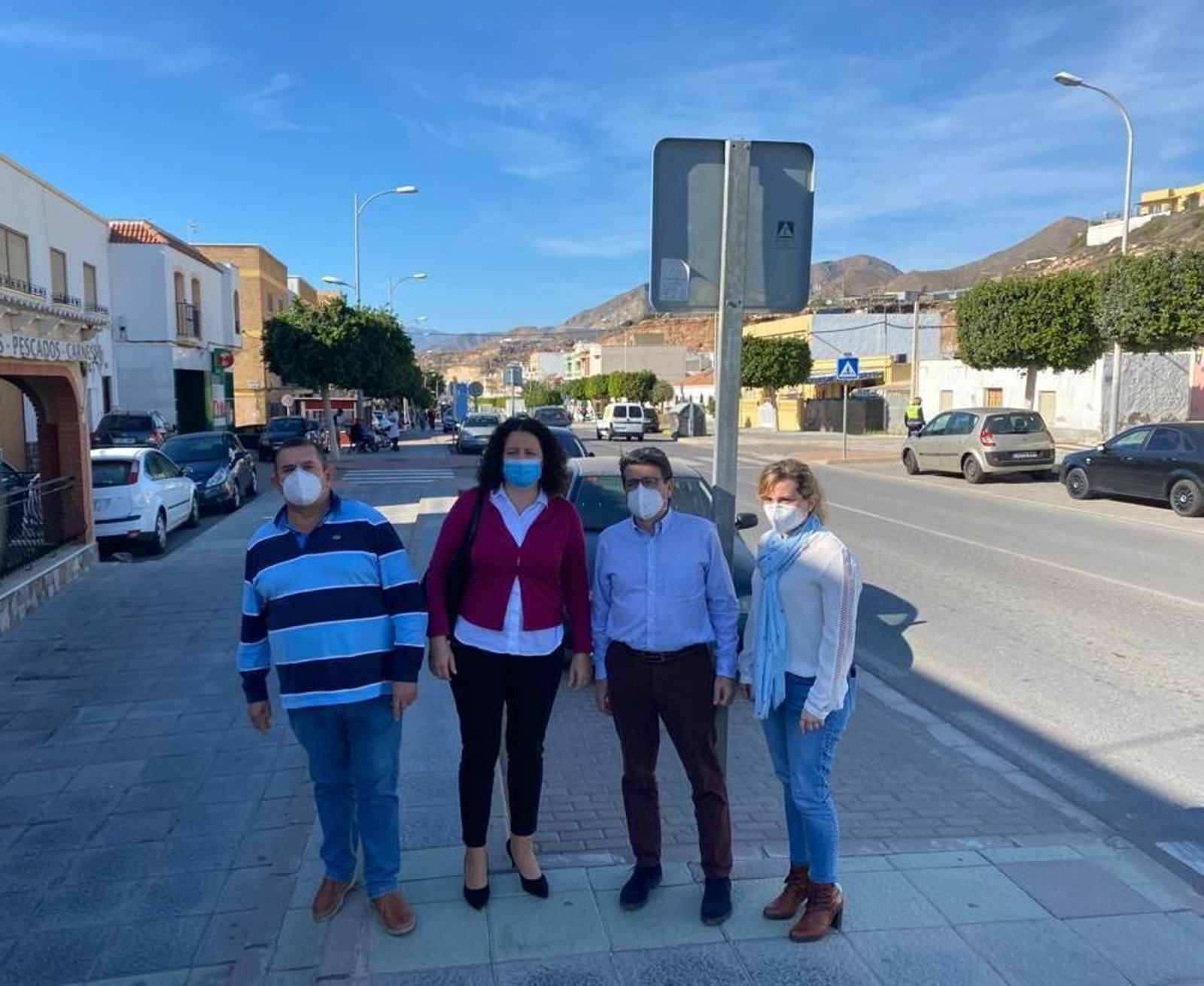 El PP solicita al Gobierno acondicionar la N-340 a su paso por Balanegra