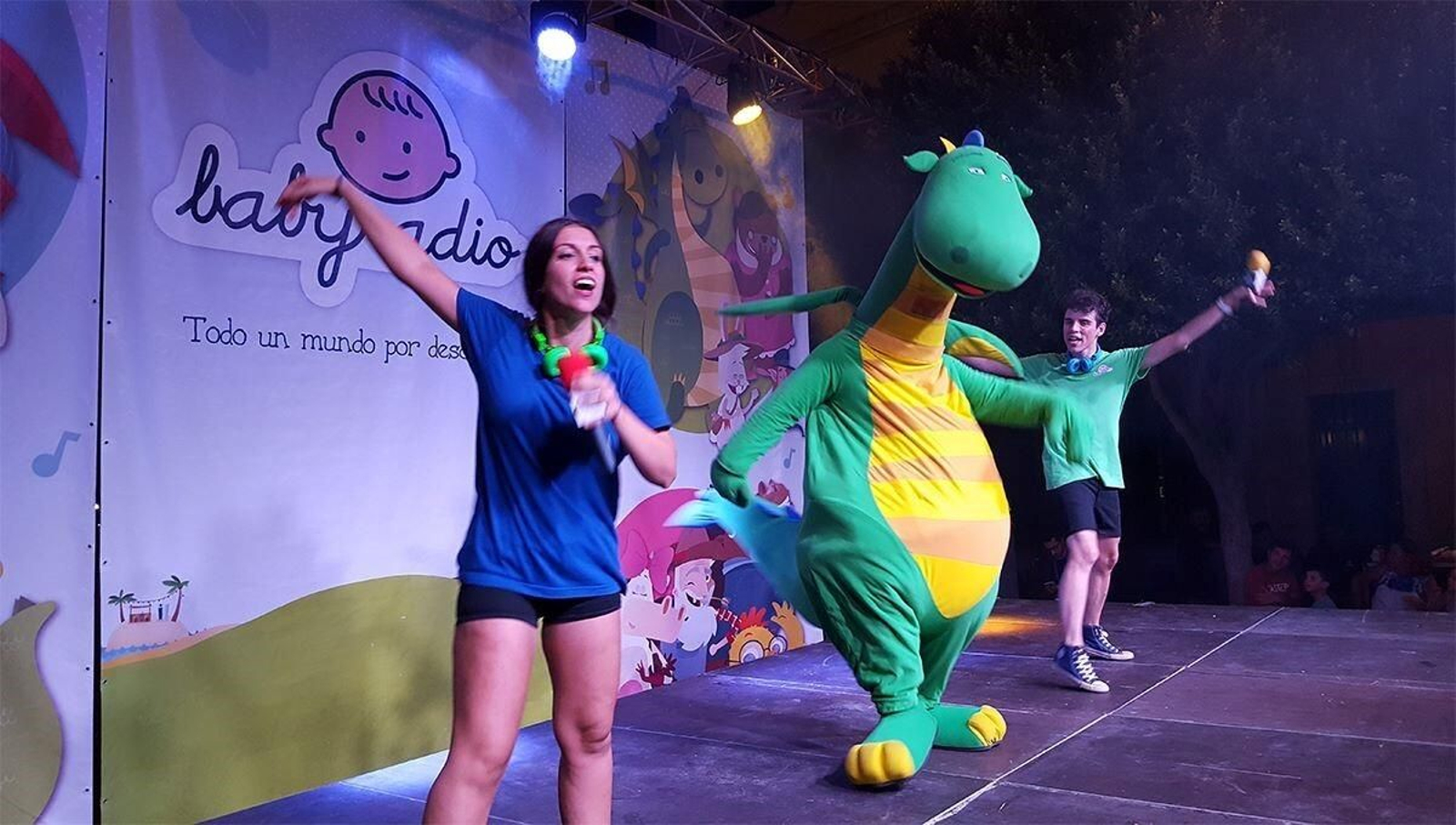 Espectáculo de Baby Radio, en una actuación anterior en San Fernando.