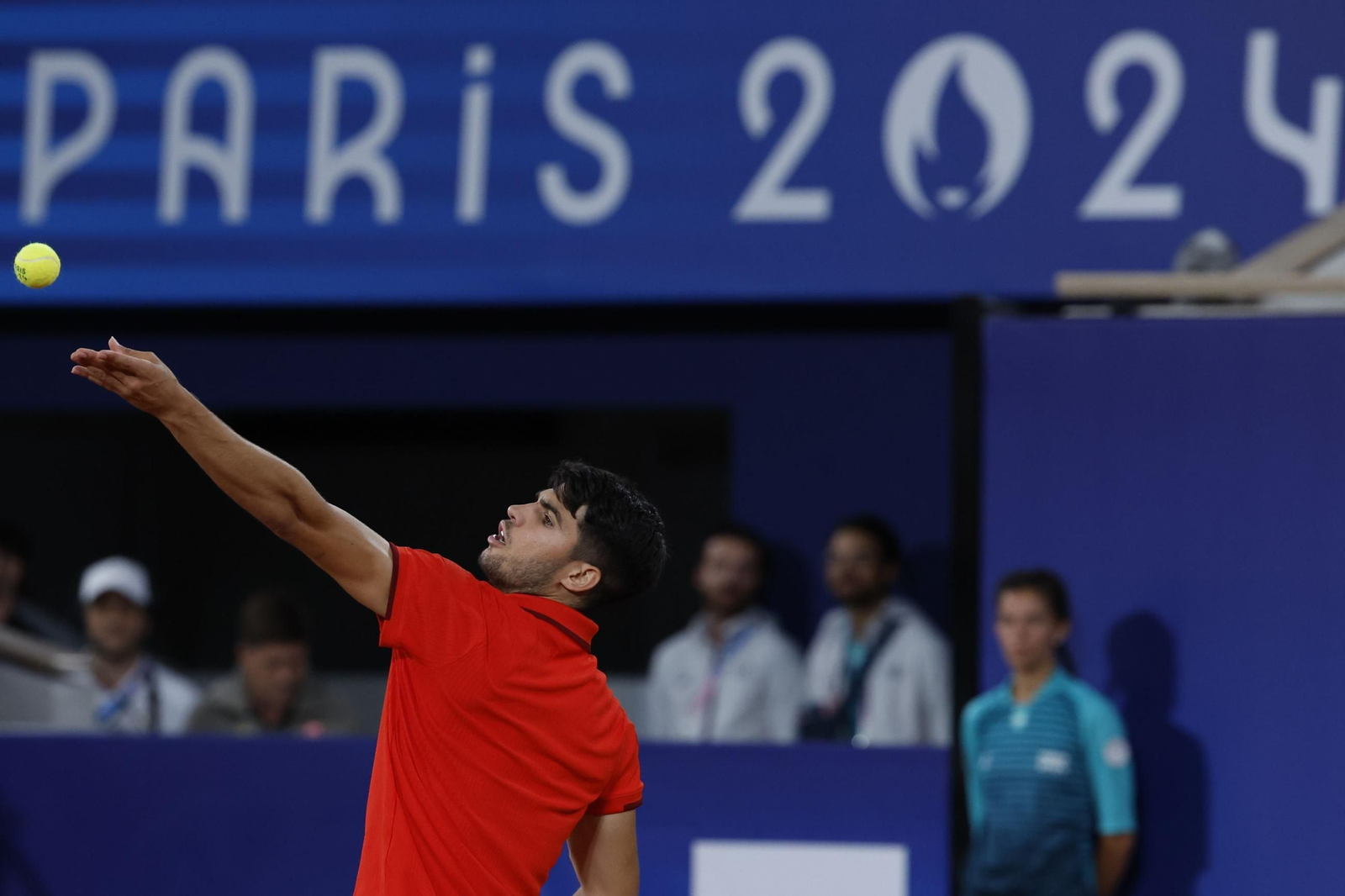 Las mejores fotos del estreno de Alcaraz y Nadal como pareja de dobles en los Juegos Olímpicos de París