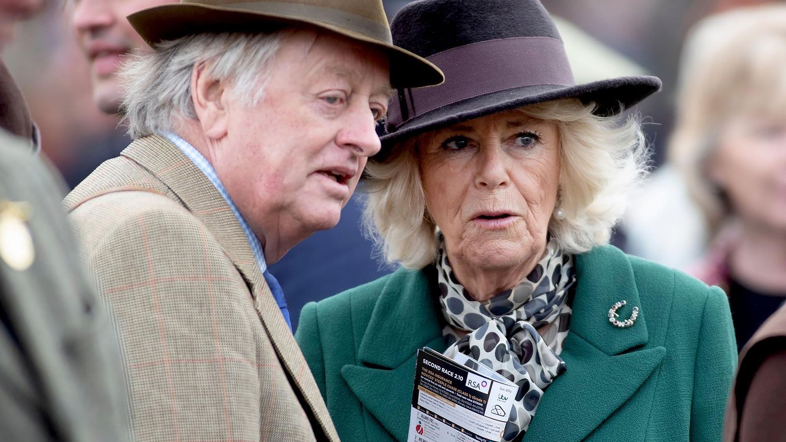 Andrew Parker con Camilla