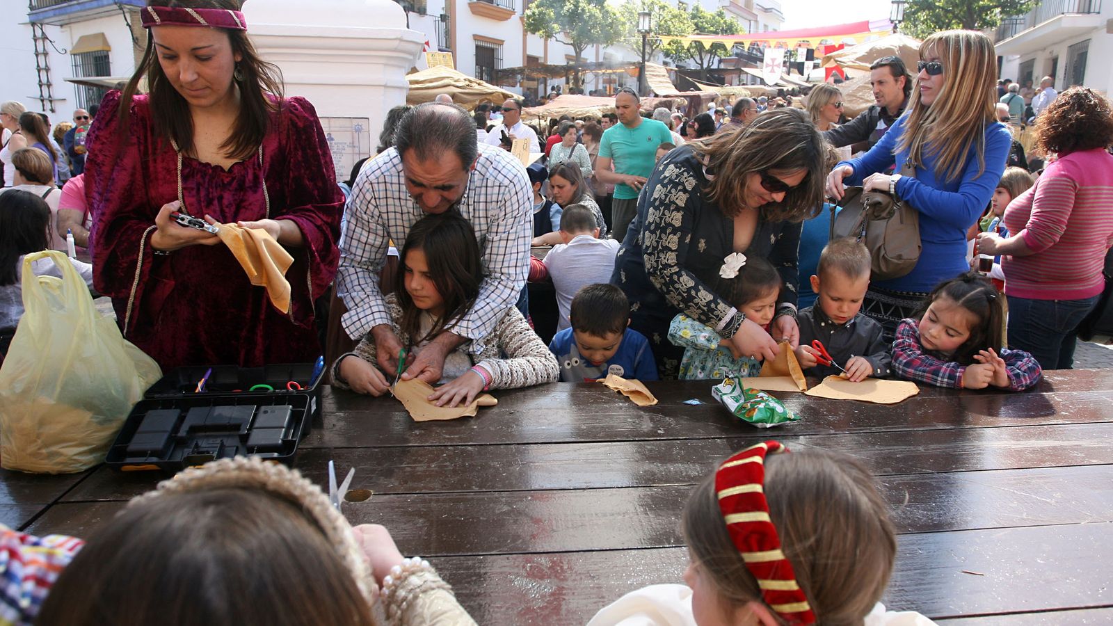 Los niños disfrutarán con la gran cantidad de talleres y actividades de las que dispondrán
