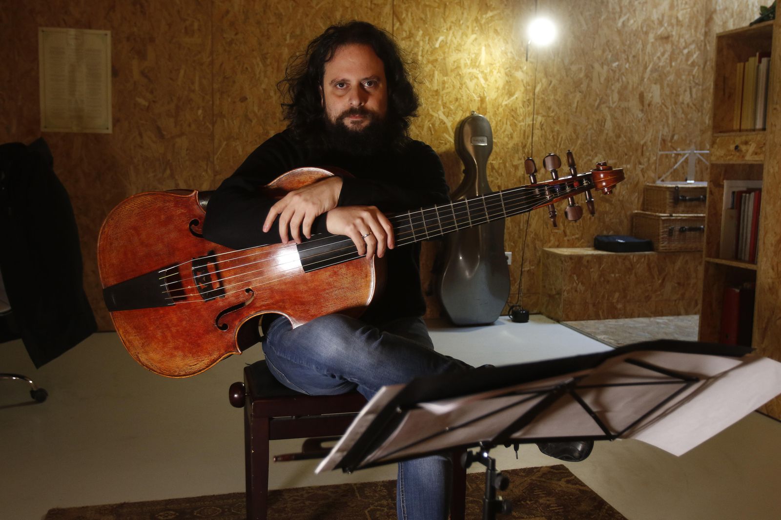 El violagambista Fahmi Alqhai.