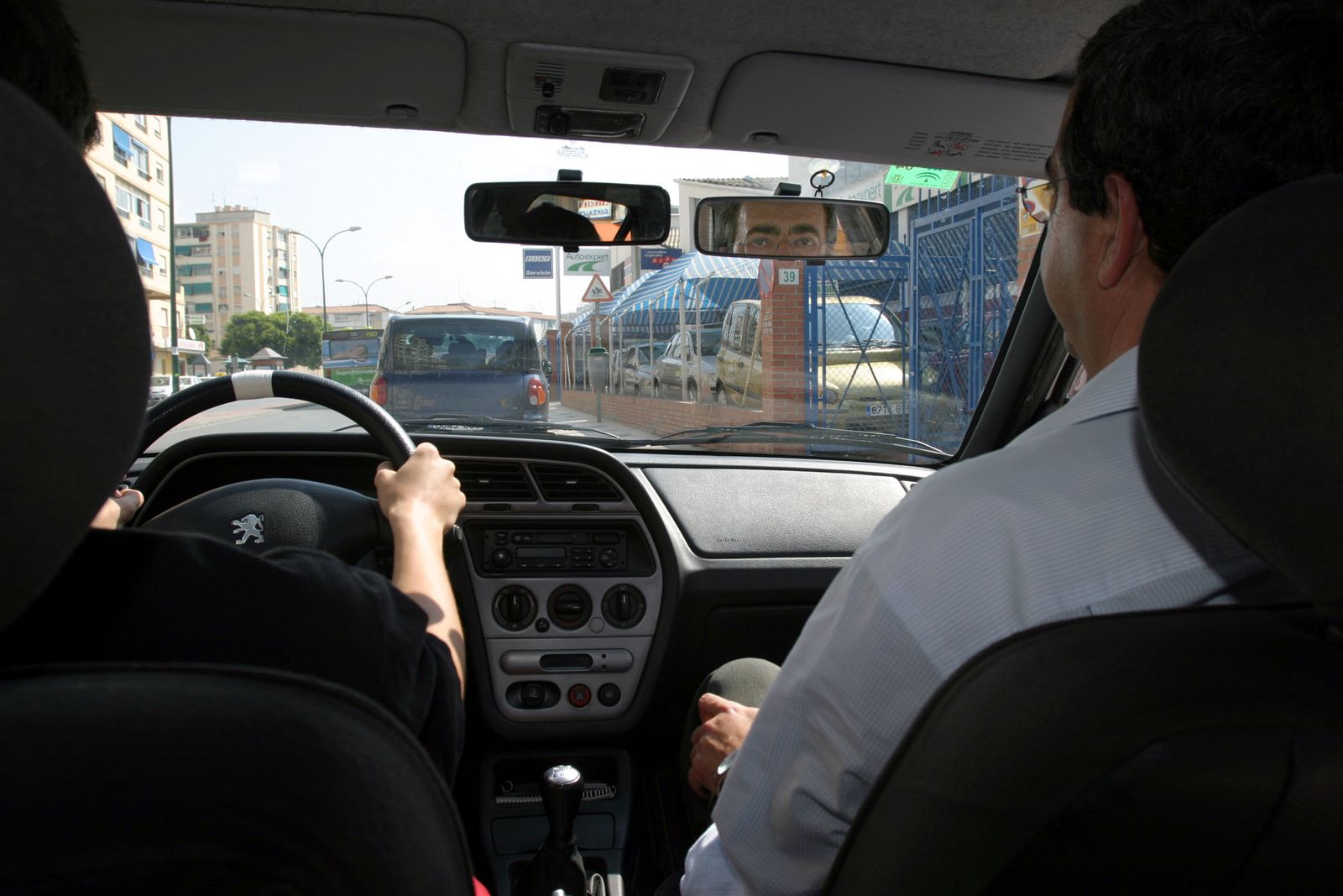 Imagen de archivo de una clase de autoescuela.