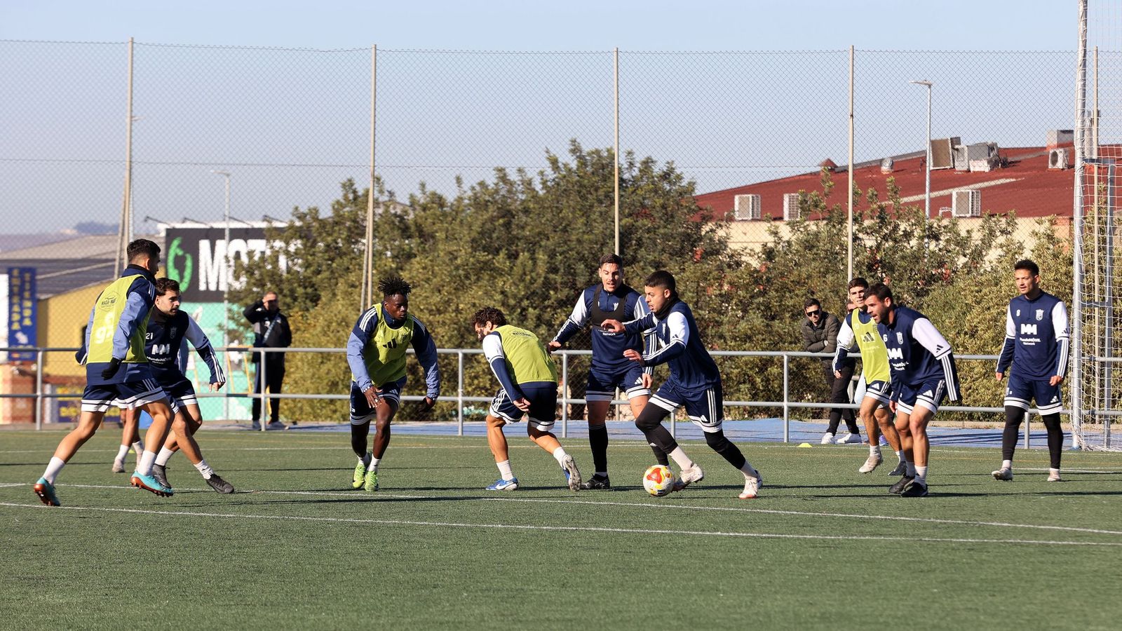 Imágenes del entrenamiento del Xerez CD en Picadueñas
