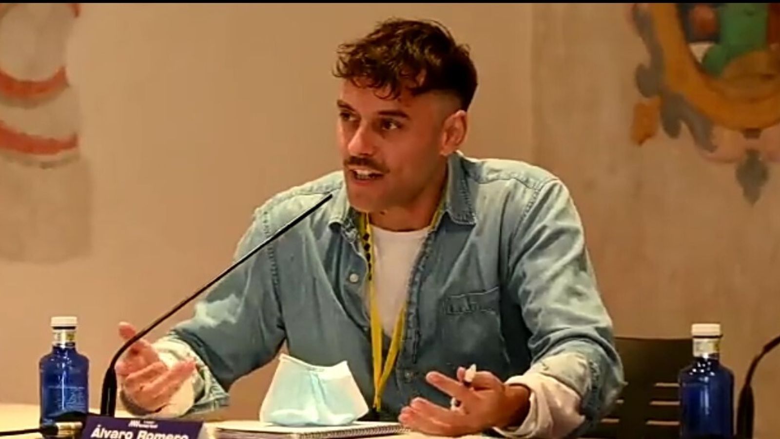 El cantaor Álvaro Romero.