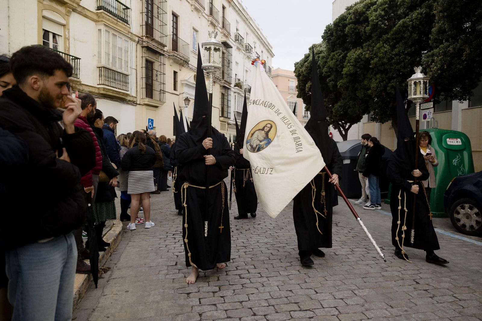 Las imágenes de la cofradía del Caminito este Miércoles Santo en la Semana Santa de Cádiz de 2024