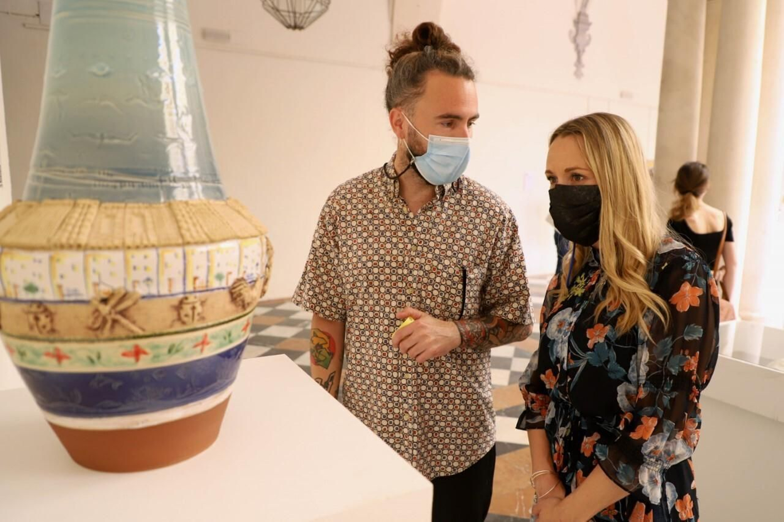 Visita a la exposición ‘Algazara, el presente del Califato’ en la Diputación de Córdoba.