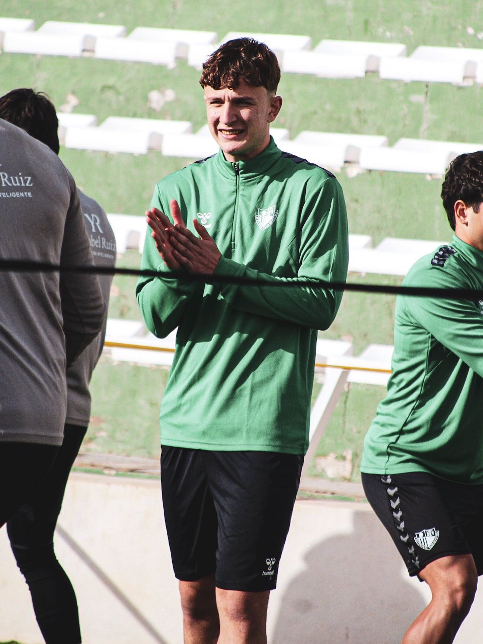 Félix Garreta, ya entrenando con el Antequera.