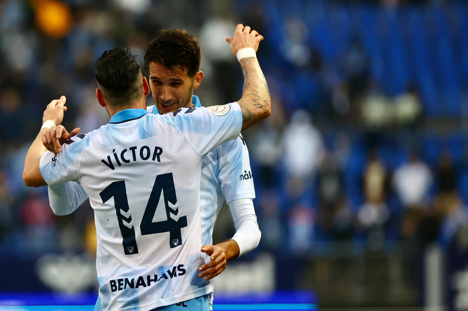 El Málaga CF - Eldense, en fotos