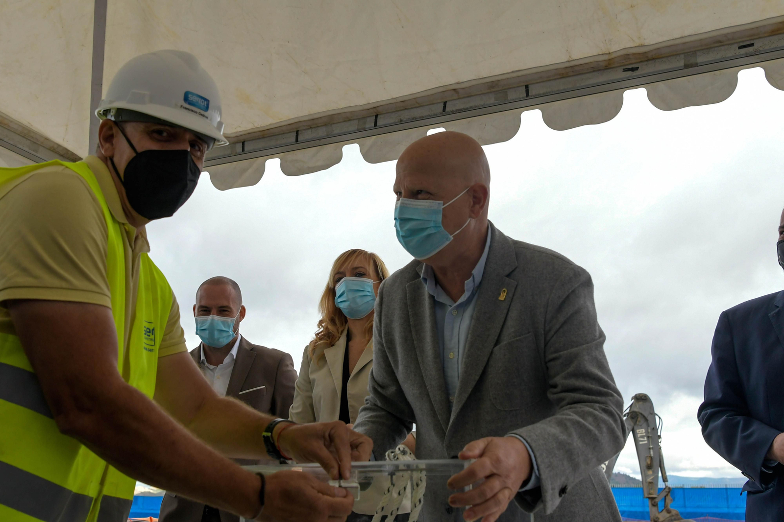 Imbroda, en el acto de esta mañana en Maracena.
