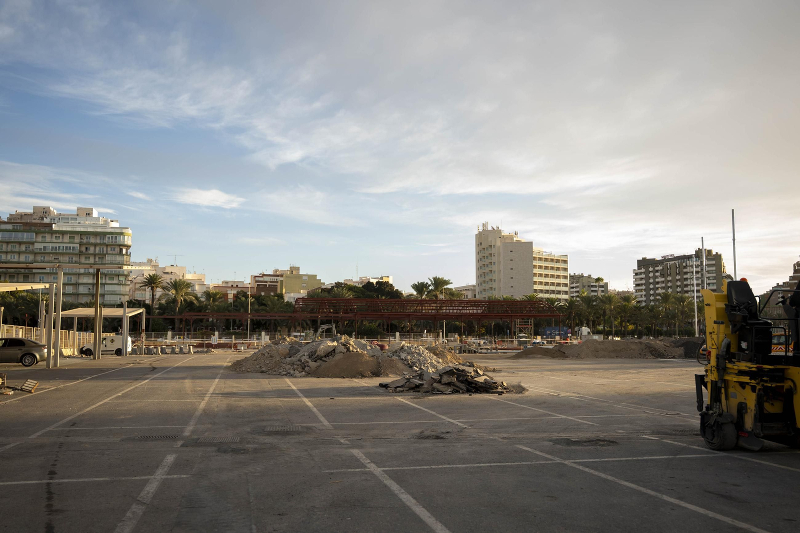 En imágenes las obras del Puerto Ciudad de Almería