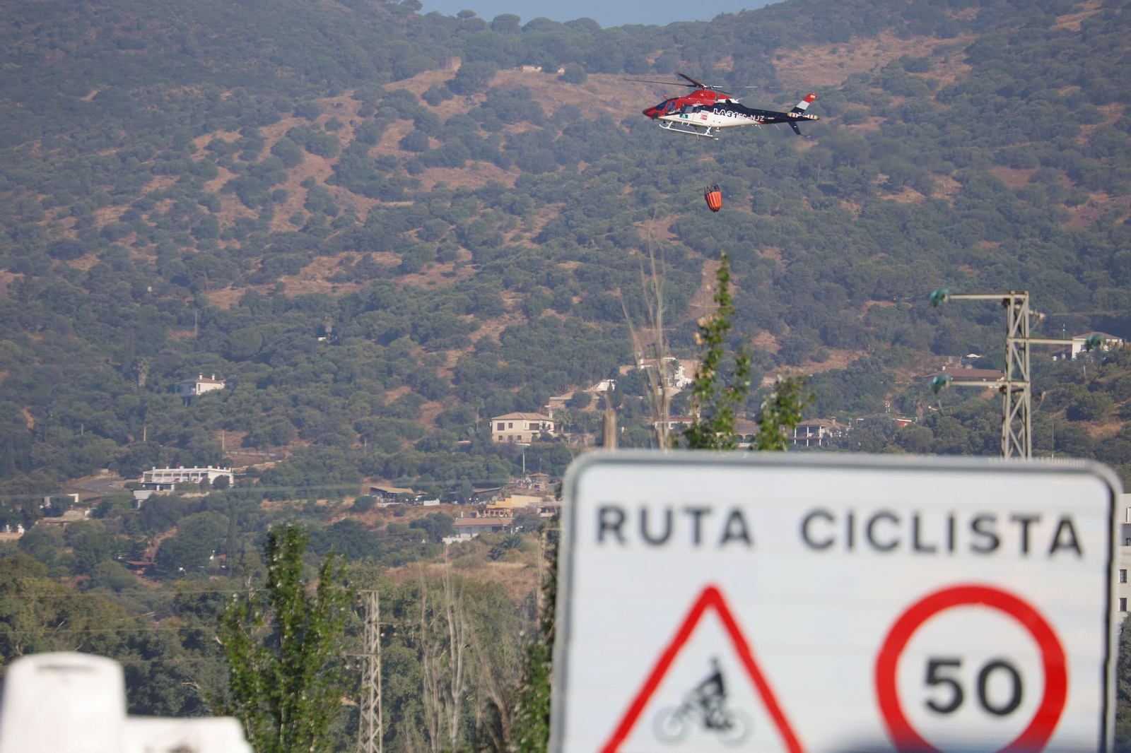 Las imágenes del incendio forestal de la Sierra de Córdoba