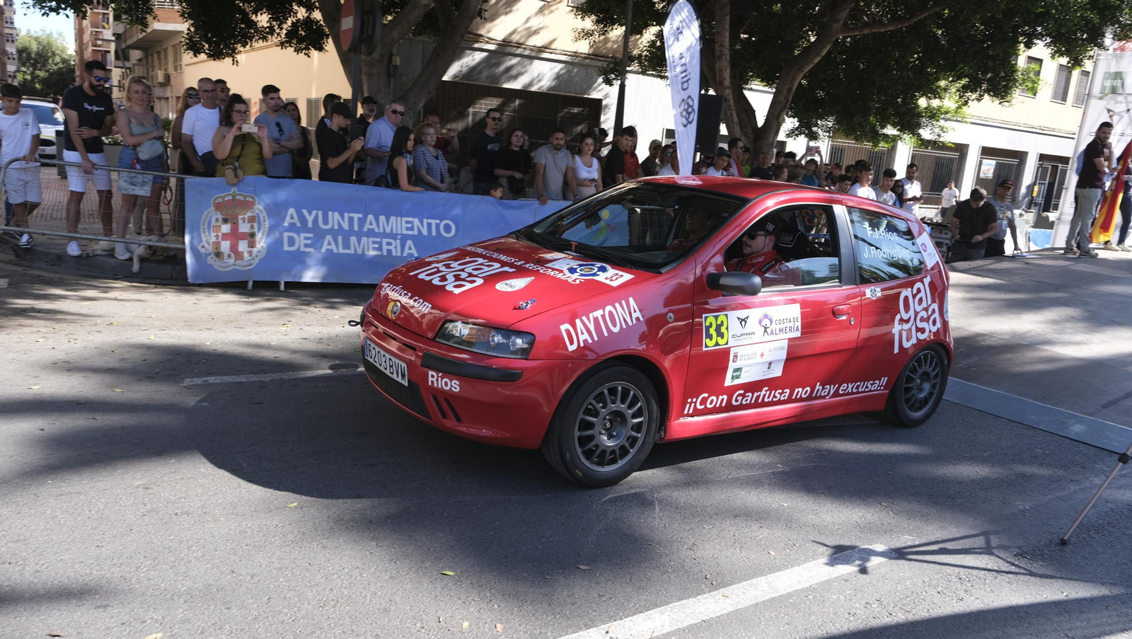 Imágenes de la salida del Rallye Costa de Almería