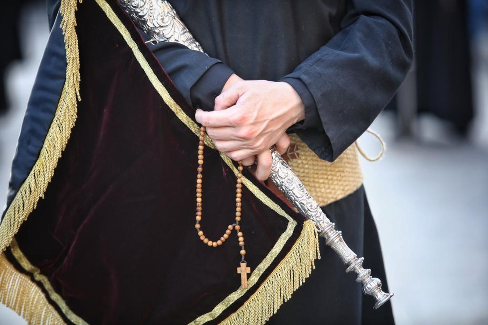 Las imágenes de la cofradía del Descendimiento en la Semana Santa de Cádiz 2022