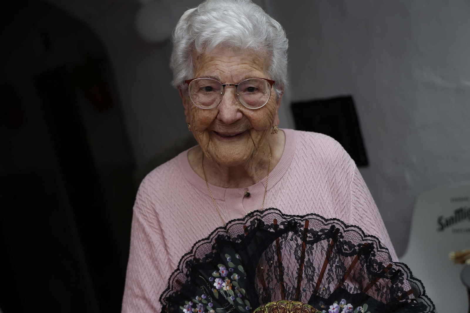 La vecina de Tarifa Juana Medero cumple 100 años rodeada de su familia