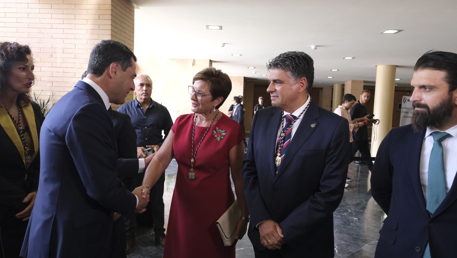 Imágenes de la investidura como Alcaldesa de Almería, de María del Mar Vázquez Agüero