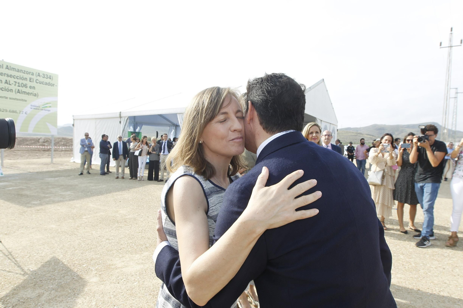 Fotogalería colocación primera piedra cuarto tramo Autovía del Almanzora