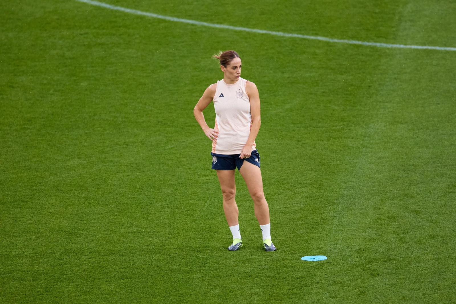 Las fotos de España antes de la final de la Eurocopa femenina