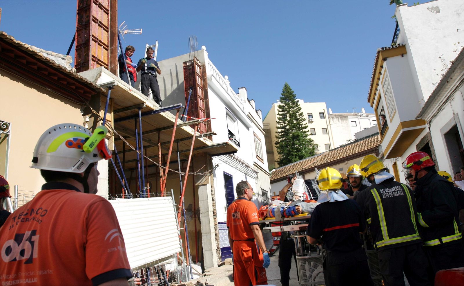 Una imagen de archivo de un accidente laboral en la provincia.