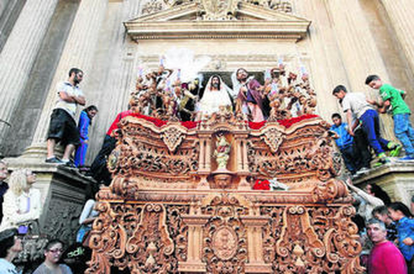 El misterio del Prendimiento en su salida procesional del 2014.