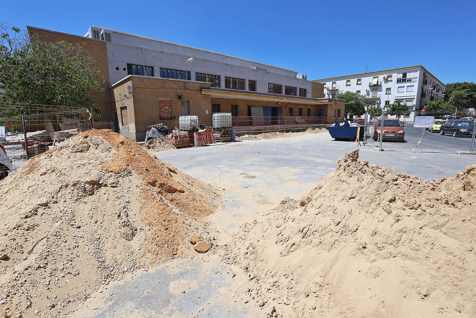 Imágenes del actual estado de las obras del mercado de San Sebastián