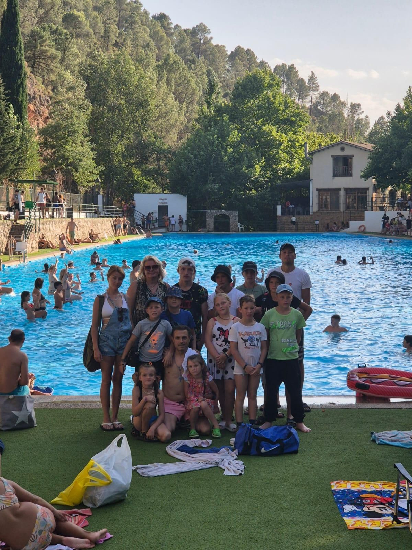 Niños ucranianos del campamento "Un respiro de esperanza" disfrutan en Jaén, en imágenes
