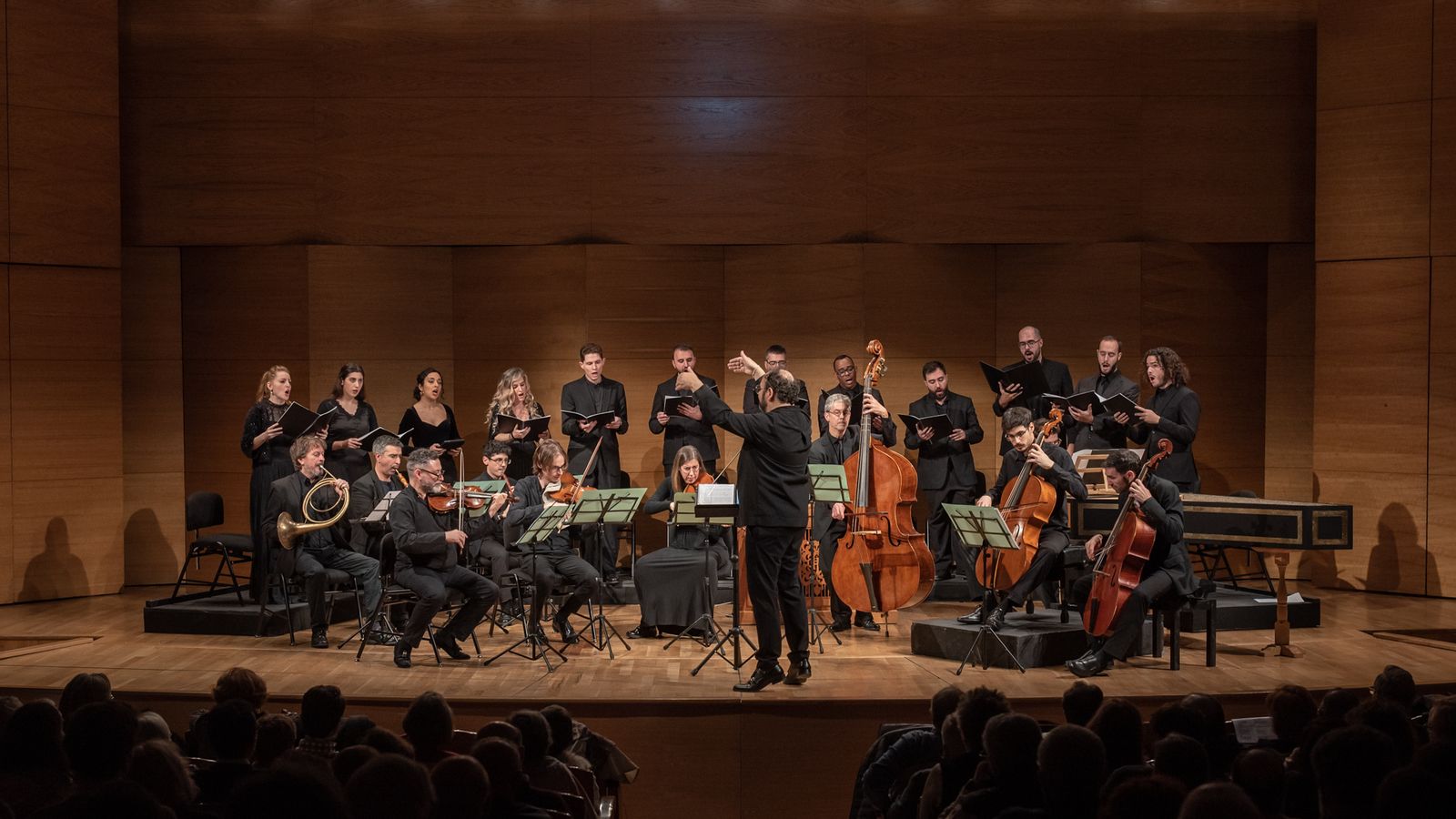 Un momento del Concierto participativo que cerró el Otoño Barroco de 2023.