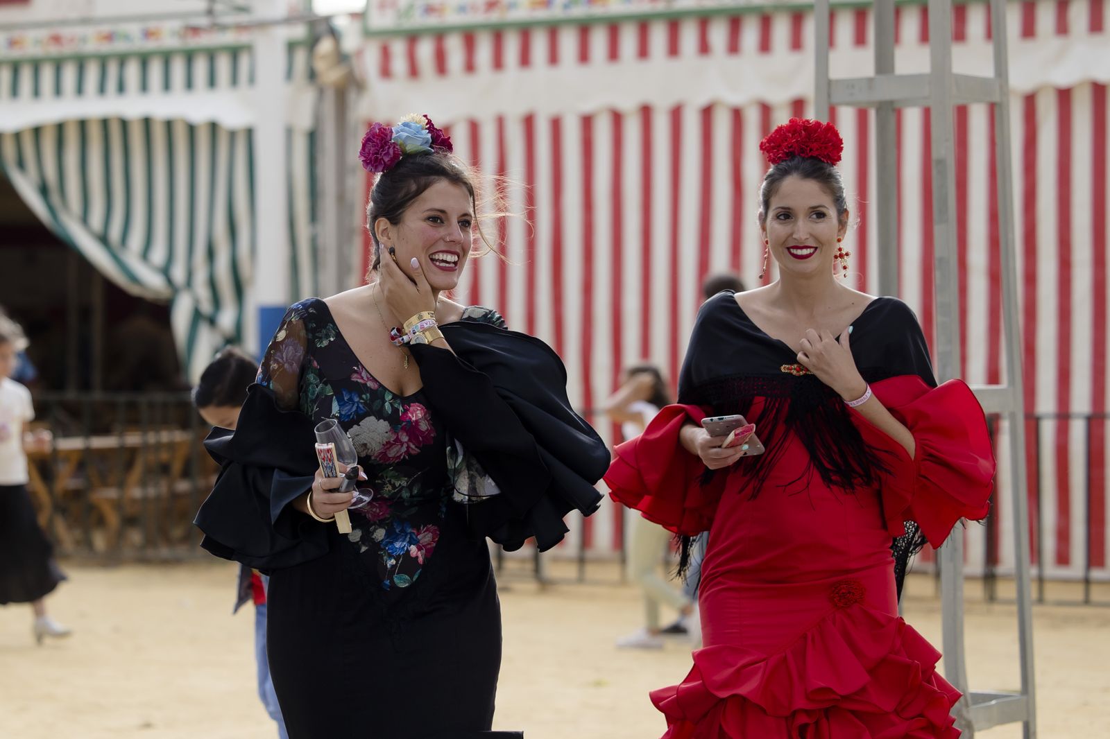 Primer día de la feria del Puerto de Santa María en imágenes