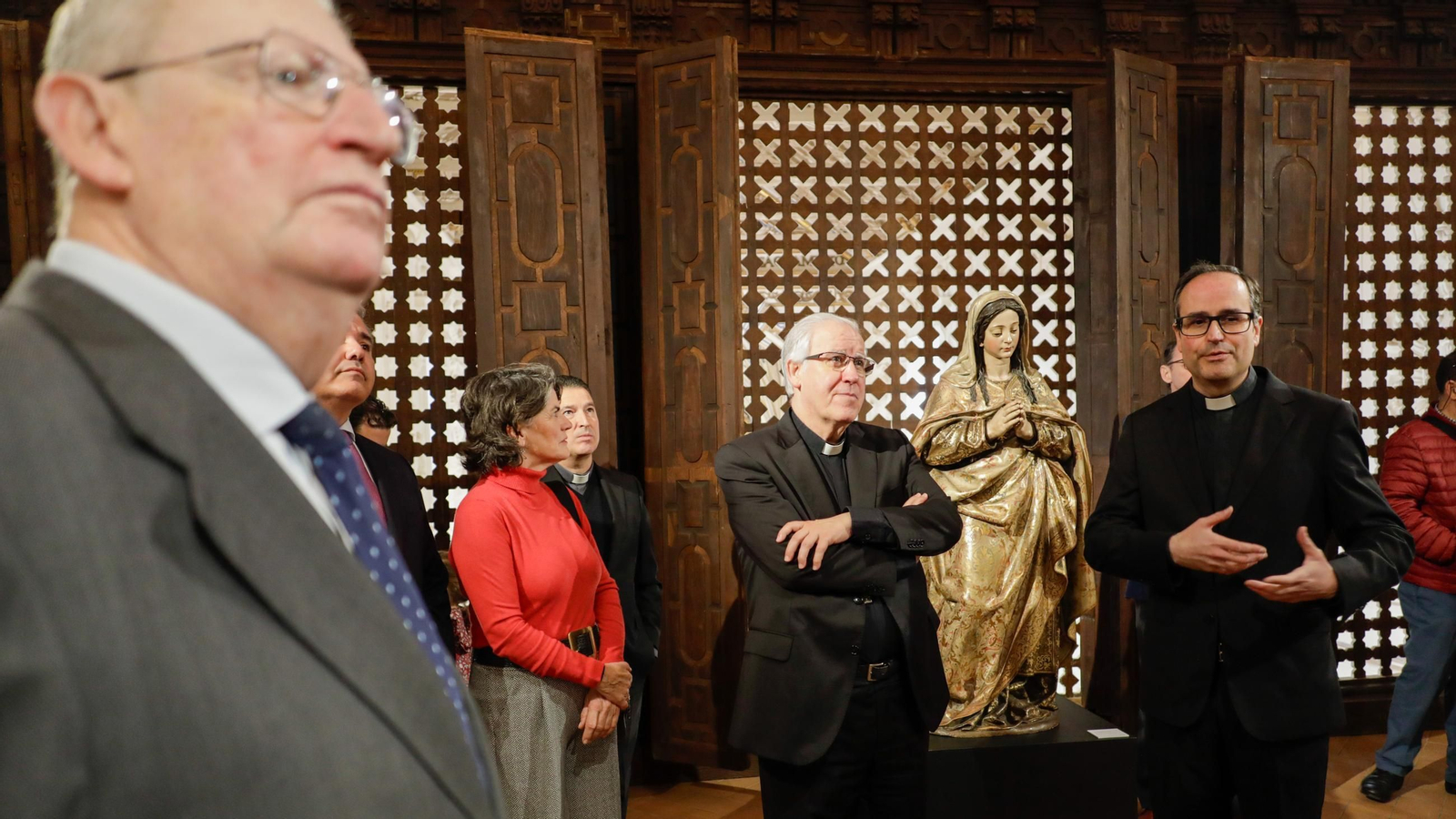 Inauguración de la exposición Devociones populares en las clausuras de Sevilla, en la Iglesia Santa Clara