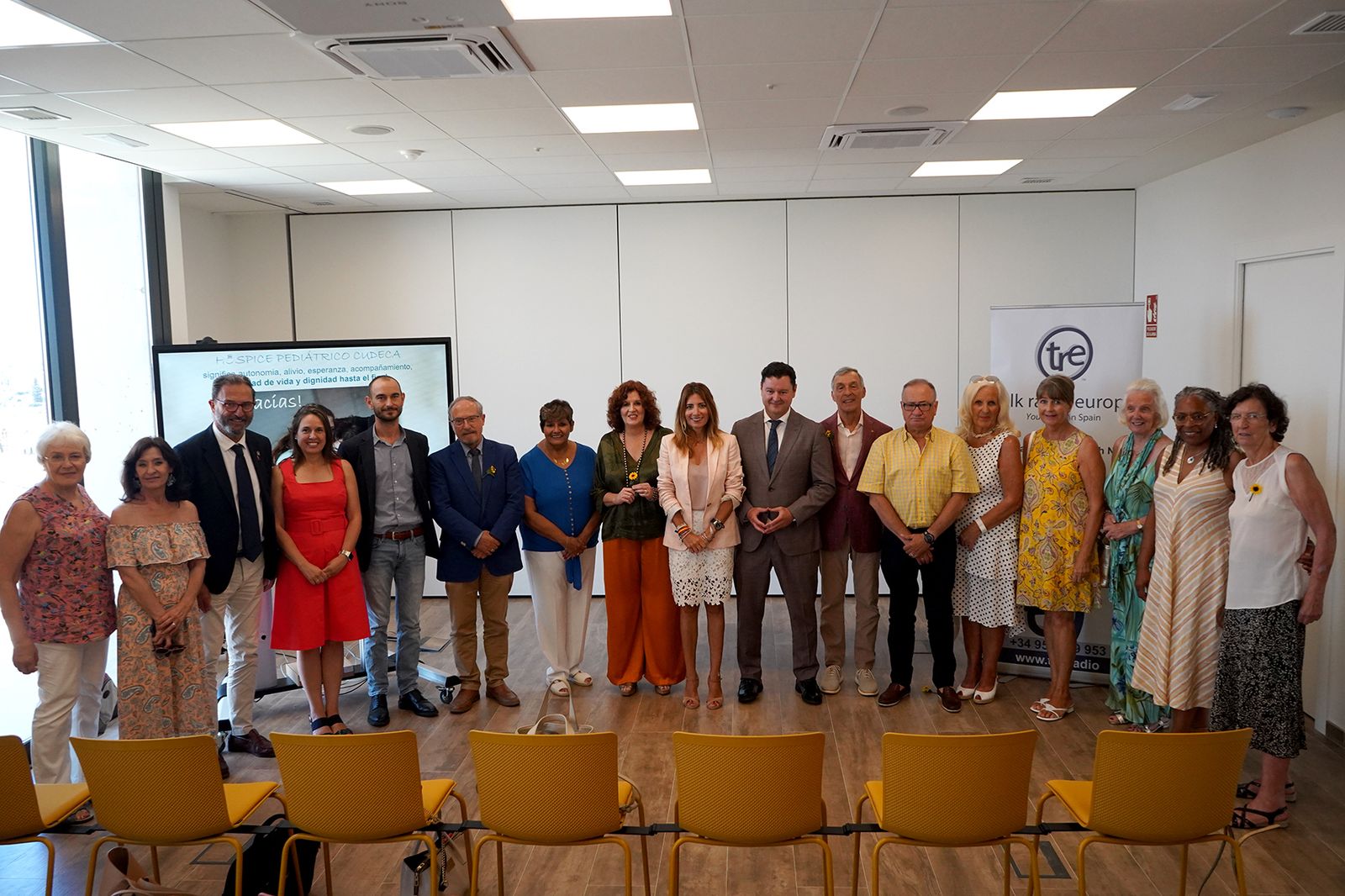 El acto de clausura de la campaña solidaria.