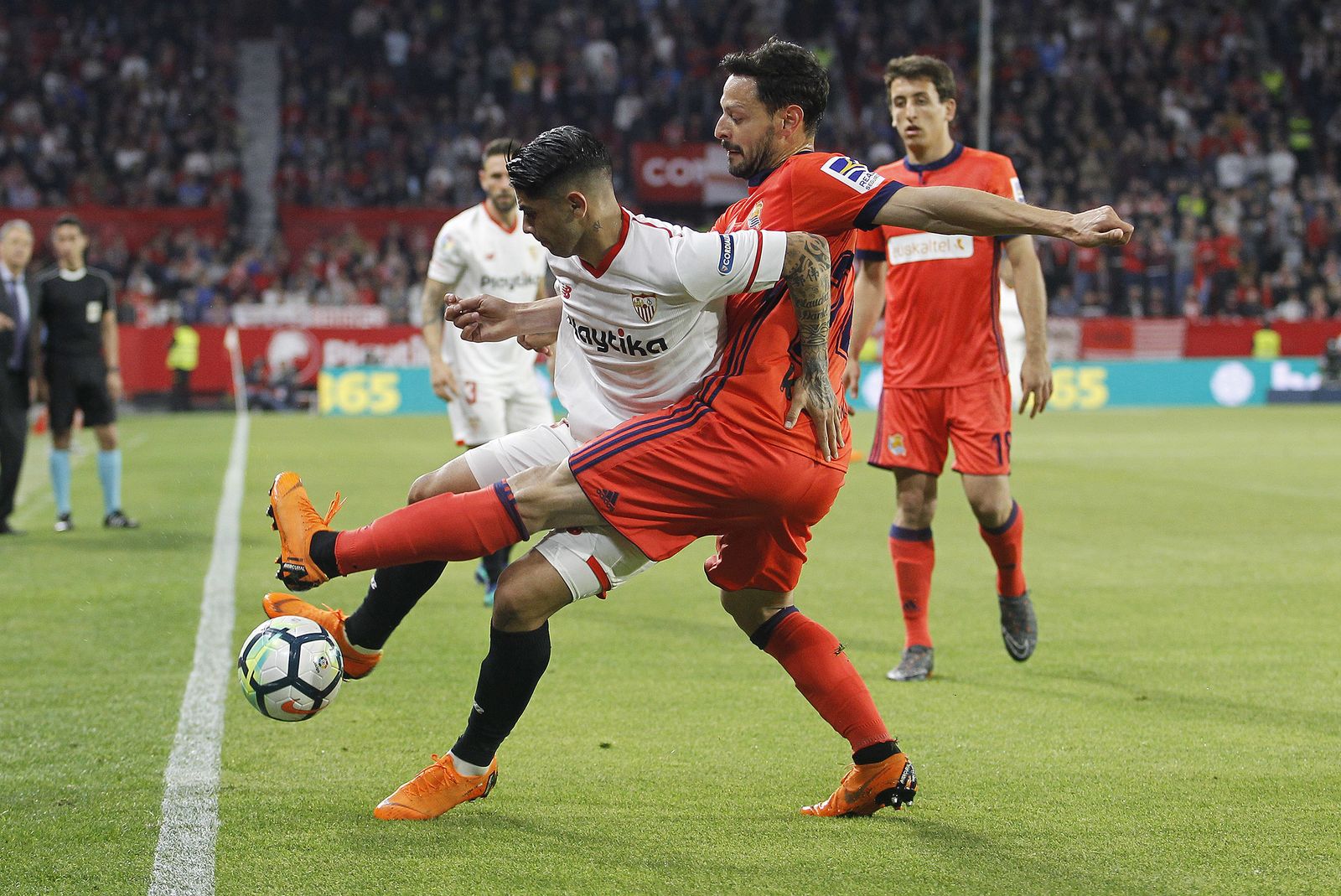 Las imágenes del Sevilla-Real Sociedad