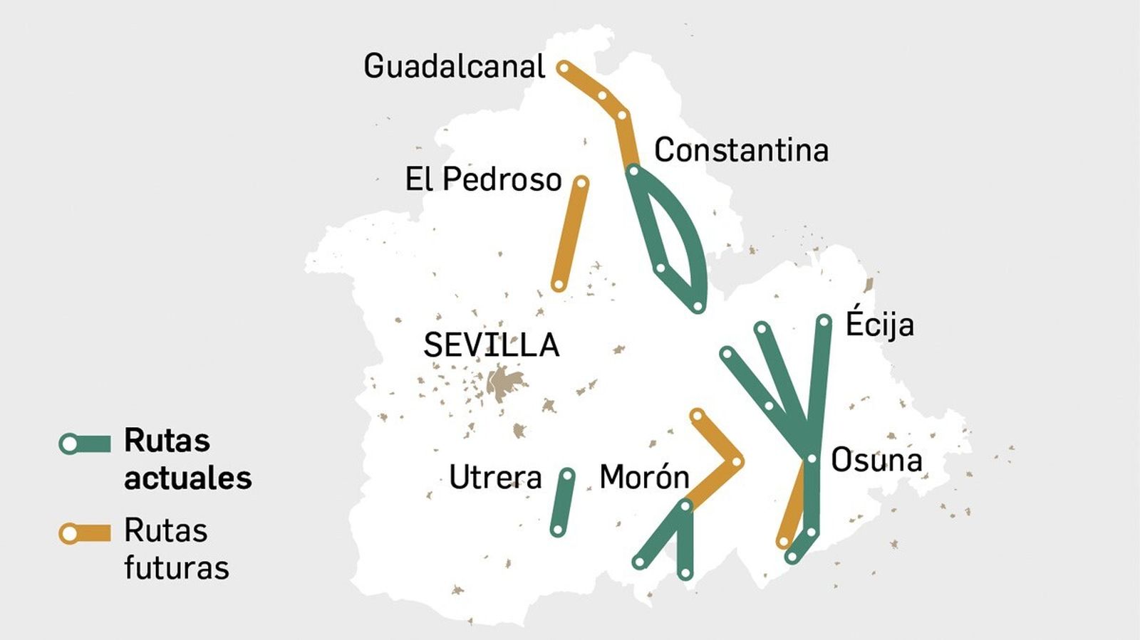 Casi 7.700 vecinos usan el transporte rural a demanda en Sevilla, que cuenta con 10 rutas