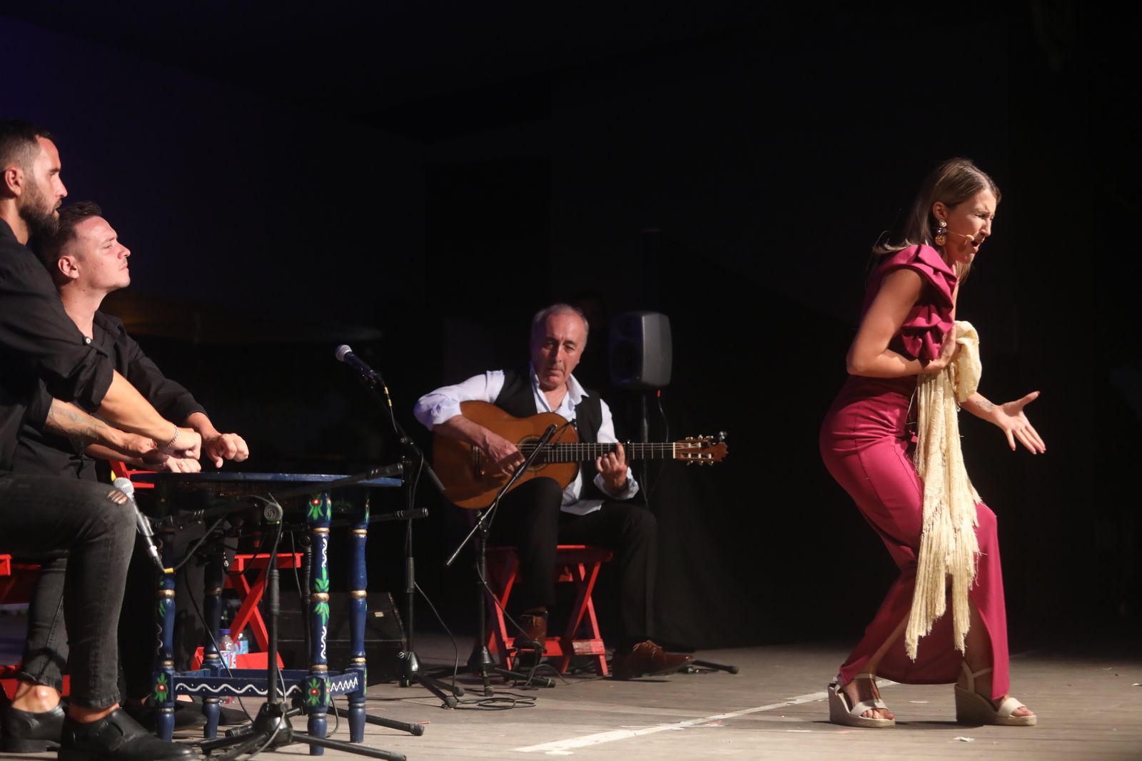 La noche flamenca en el Parque de San Fernando, en imágenes