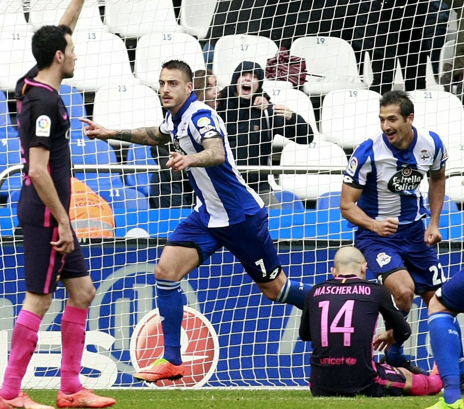 El Deportivo-Barcelona, en imágenes