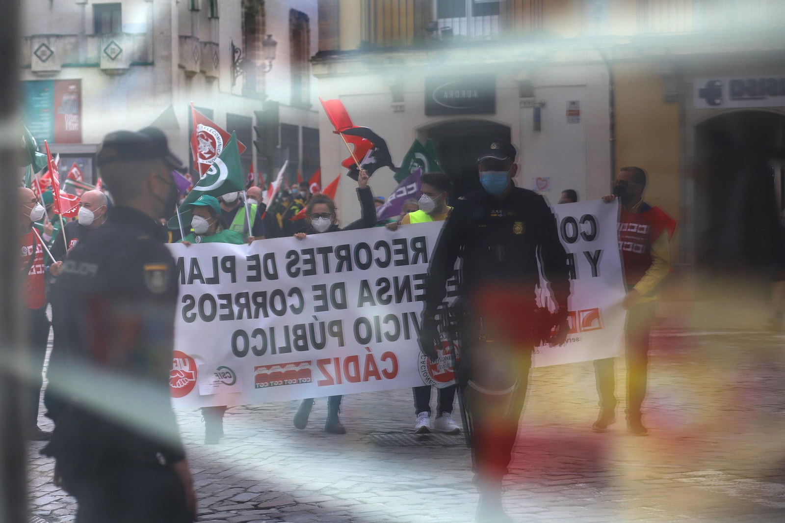 Manifestación de correos