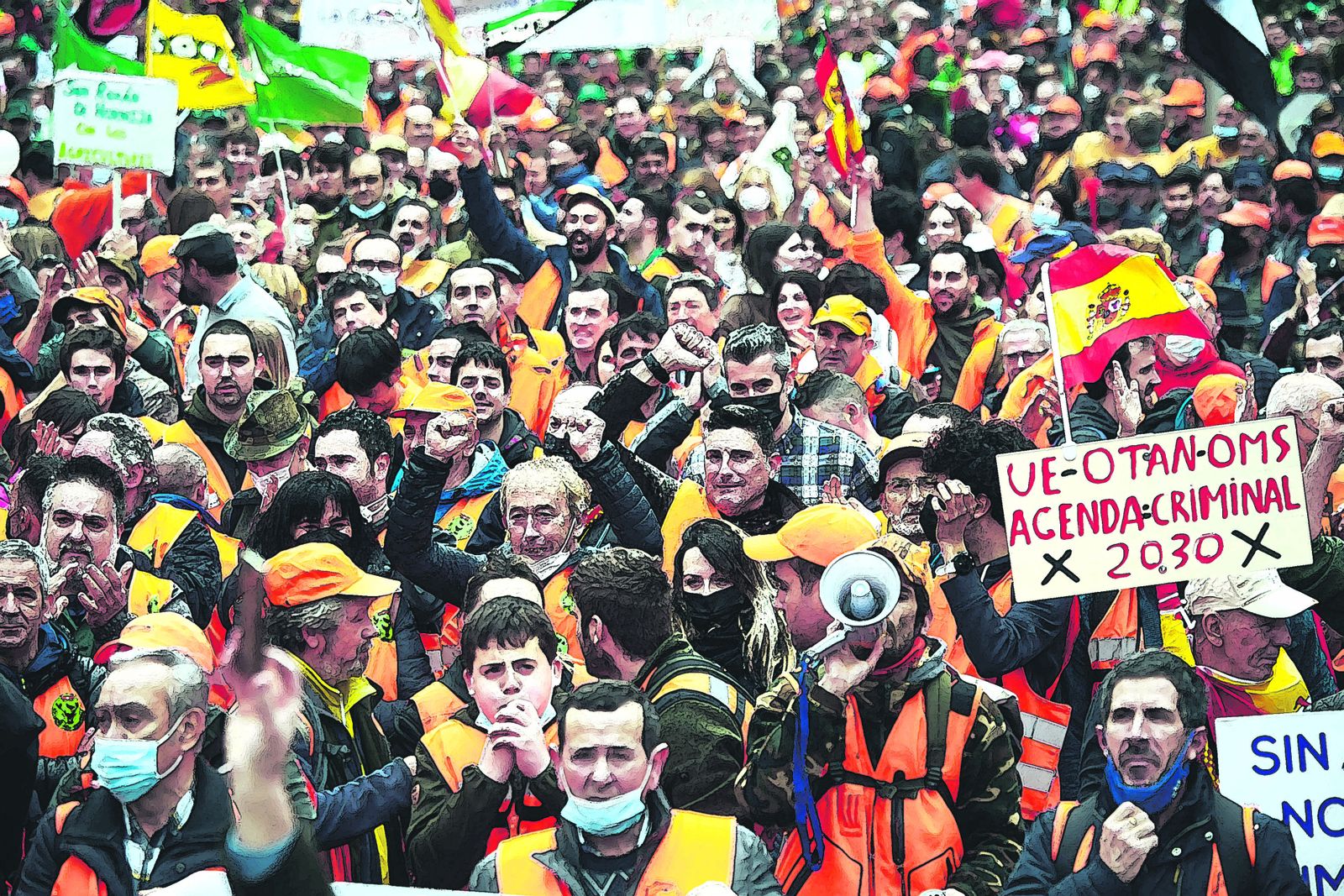 La manifestación del domingo en Madrid