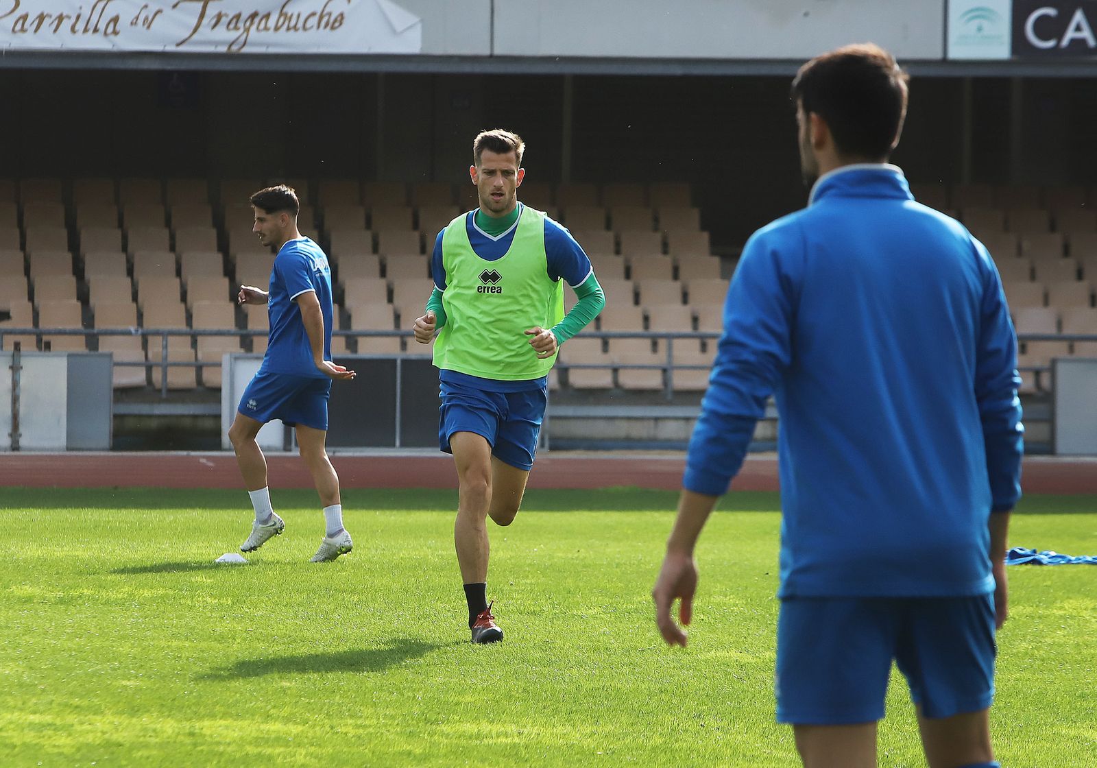Entrenamiento del Xerez DFC en Chapín.
