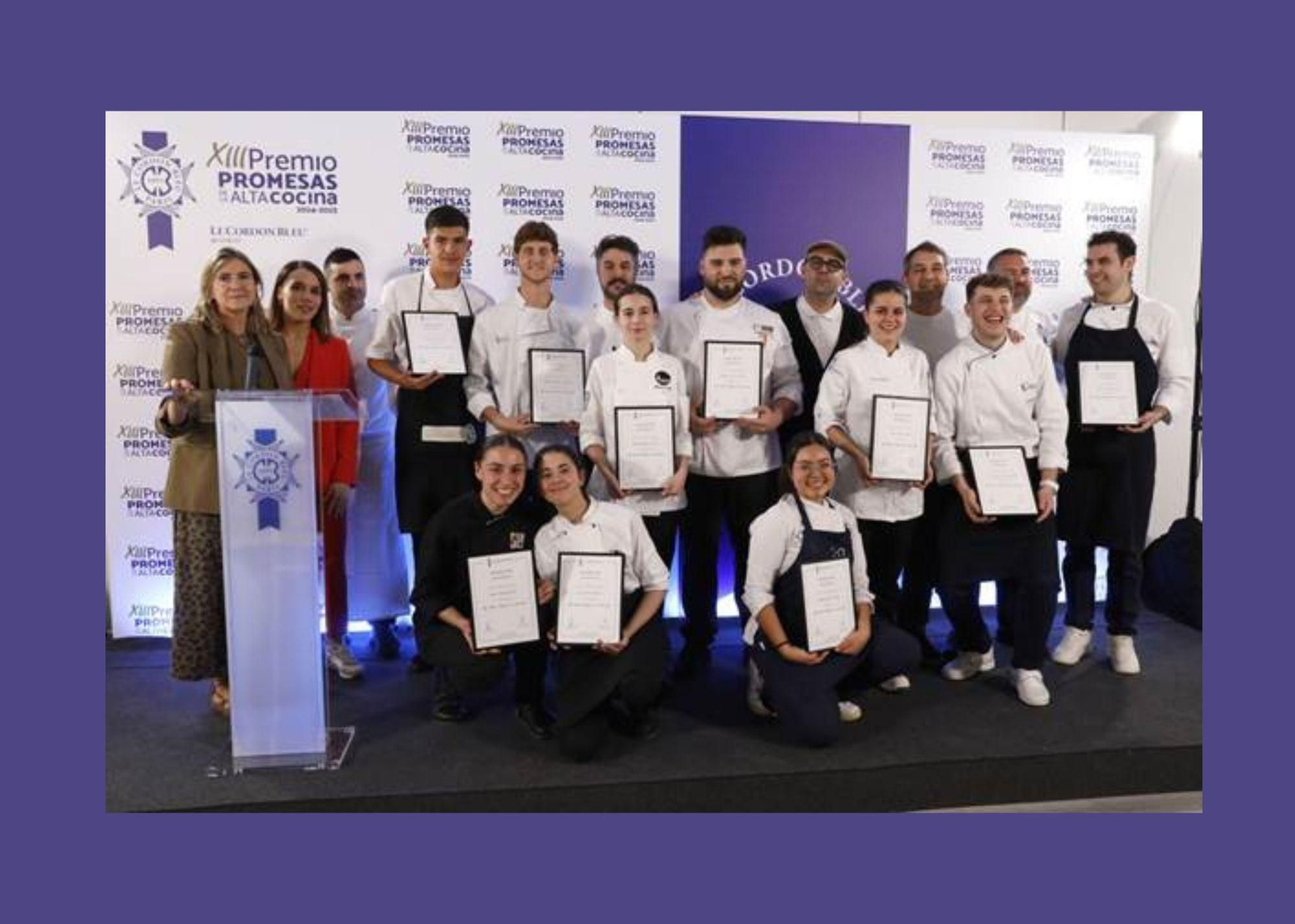 Jurado y finalistas de la anterior edición, XIII Premio Promesas de la alta cocina de Le Cordon Bleu Madrid